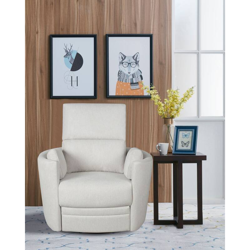 Compass Upholstered Power Swivel Glider