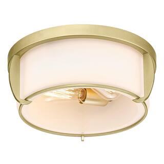 12 Inch 2-Light Ceiling Lighting, Flush Mount Light