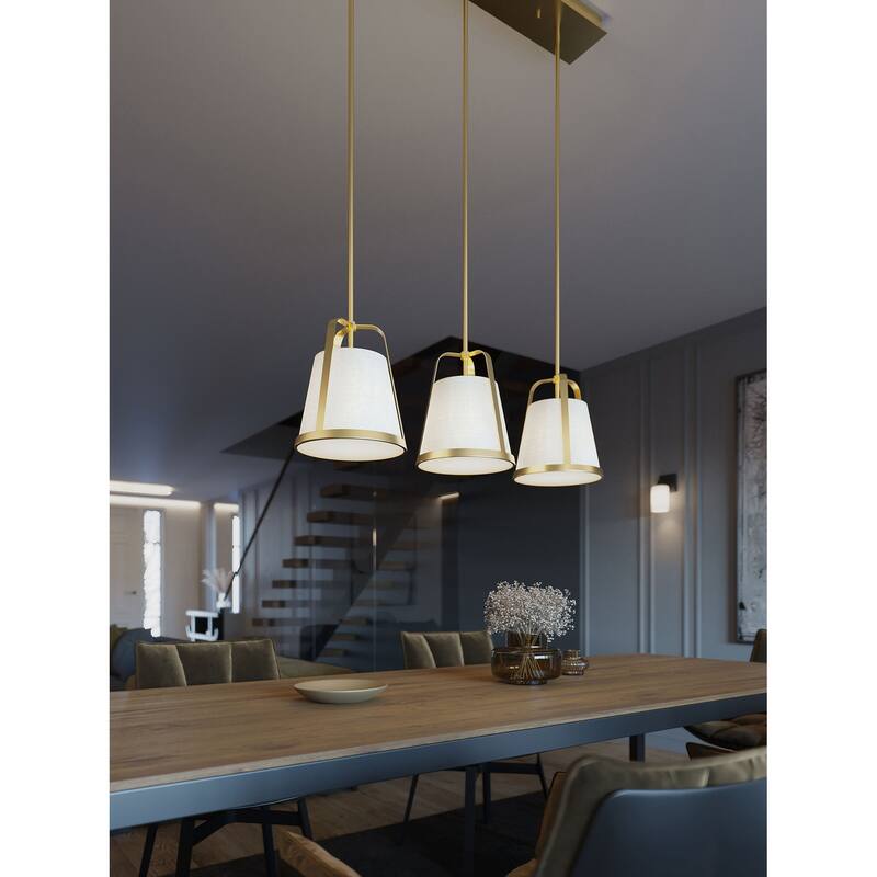 AFX LIZP10MBLNR3 Lizzette 3 Light 36" Wide Multi Light Pendant