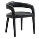 preview thumbnail 22 of 26, Modern Faux Leather Dining Chair, Set of 2 Charcoal