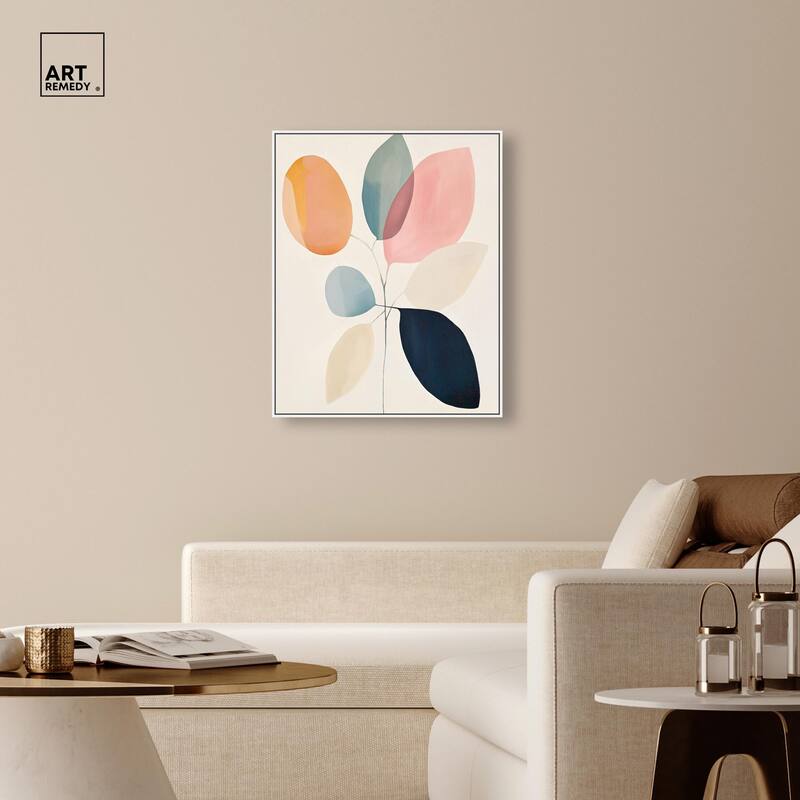 Soft Edge Foliage Canvas by Art Remedy