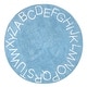 preview thumbnail 76 of 136, Nuloom Alphabet SpinClean Washable Round Rug