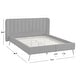 preview thumbnail 10 of 12, Lifestorey Cambria Wing Channel Queen Platform Bed