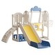 preview thumbnail 3 of 13, Indoor Toddler Kids Slide Playground for Age 1-4 with Swing, Climbing