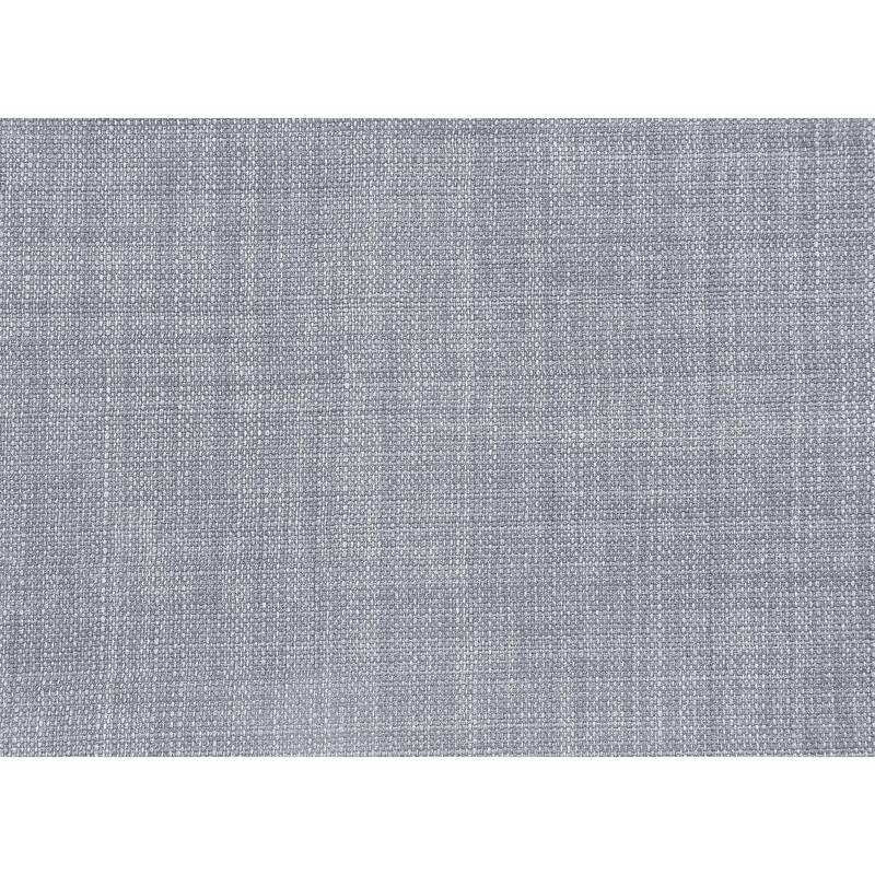 6pc Light Grey Fabric Modular Sofa Set w/ 2 Corner Wedges, 2 Armless Chairs & 2 Ottomans