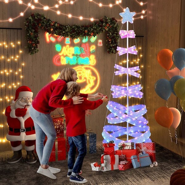 Spiral christmas tree outdoor cheap