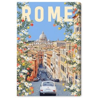 Roman Holiday Summer Art Prints Canvas Print by Art Remedy - On