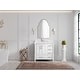 preview thumbnail 42 of 128, Willow Collections 36 in x 22 Aberdeen Freestanding Left Offset Sink Bathroom Vanity with Quartz or Marble Countertop