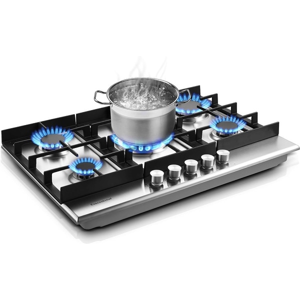 Induction Cooktop, 120V 1800W Electric Cooktop 2 Burner with Removable  Griddle Pan, 8 Gears Heating, Timer, Great for Home Party BBQ 