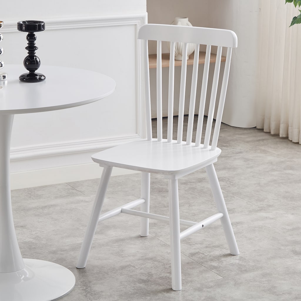 4 Pieces of Dining Chair,Rubber Wood Material, Dining Chair, Solid Wood Chair, Solid Wood Dining Table Chair, Living Room Chair
