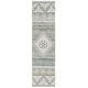 preview thumbnail 8 of 13, SAFAVIEH Handmade Marquee Gefion Boho Diamond Wool Rug 2'3" x 8' Runner - Green/Sage - Runner