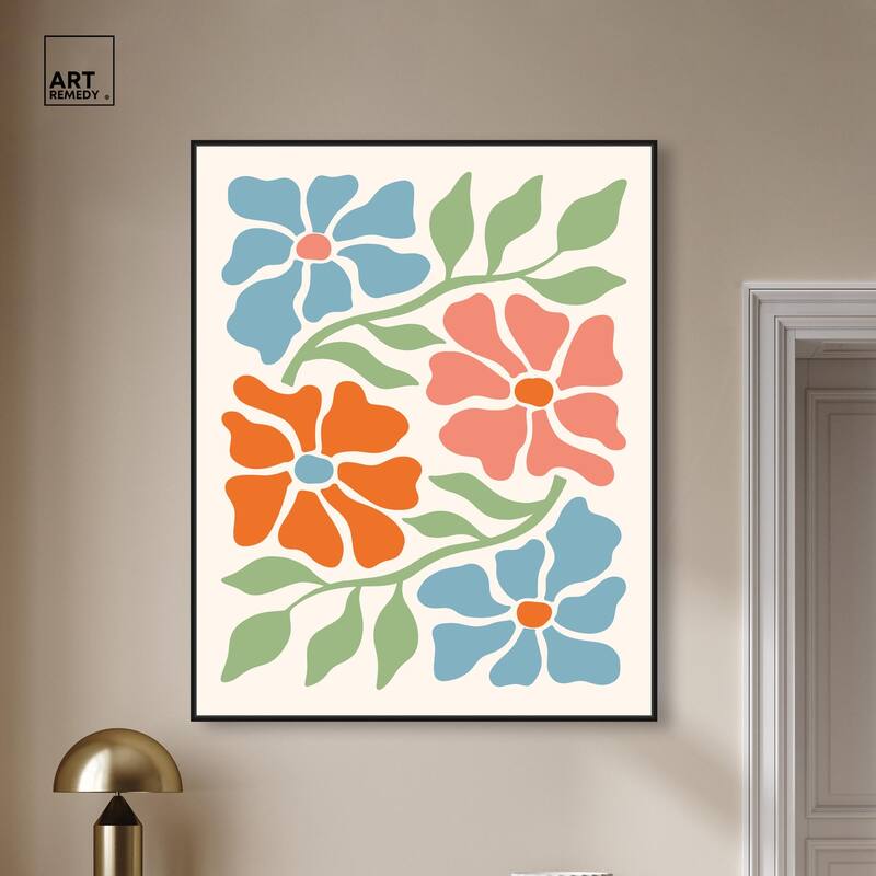 The Flowers Vines all Season Canvas by Art Remedy