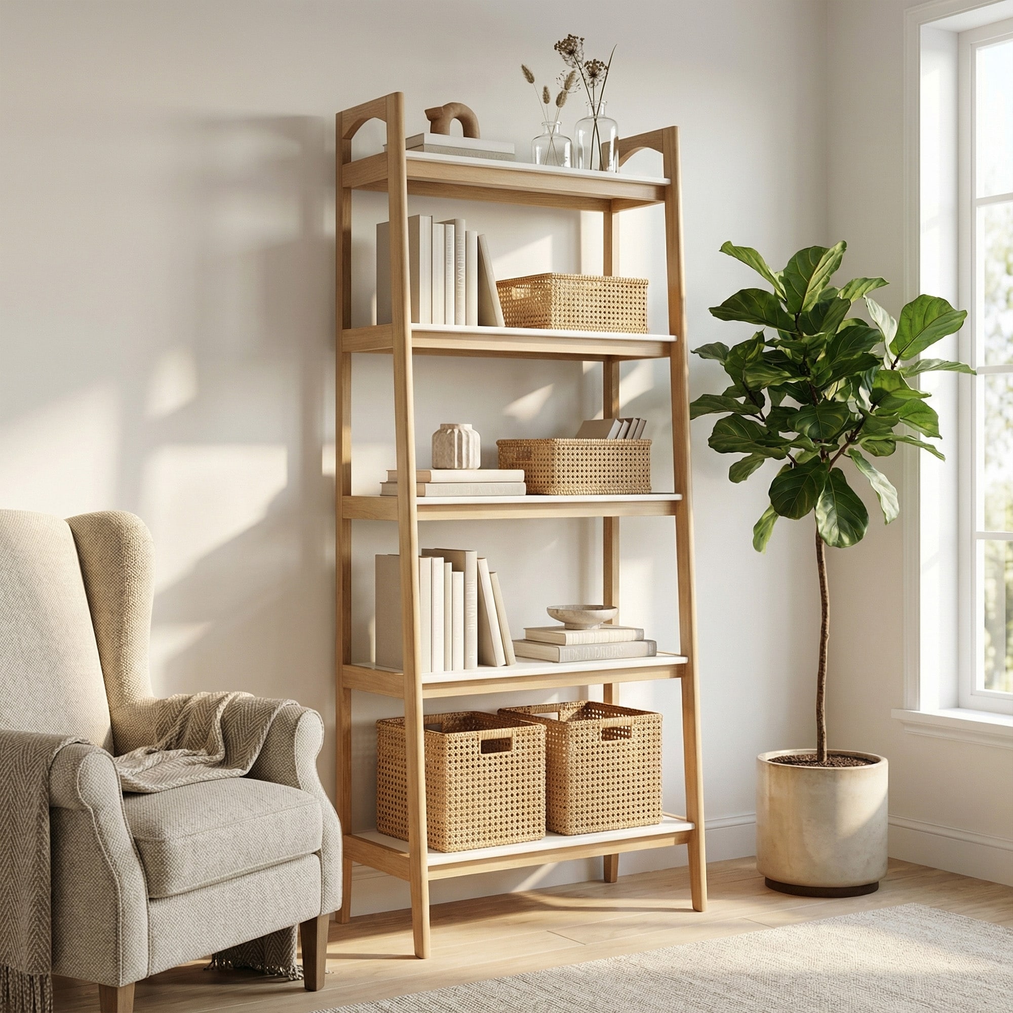 Madison Park Avalon Shelf/ Bookcase