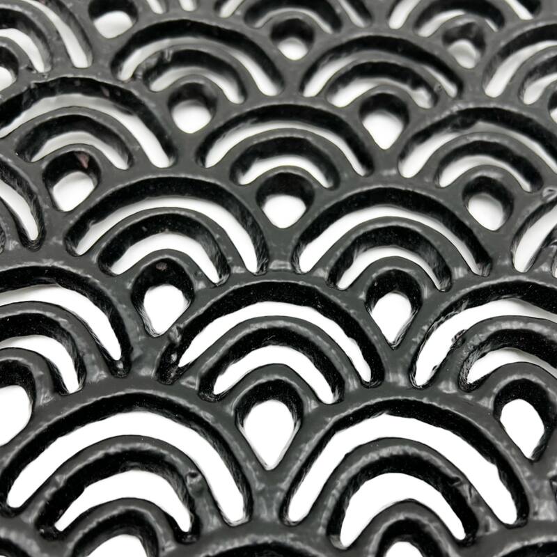 Decorative Handmade Aluminum Squre Planter in Black