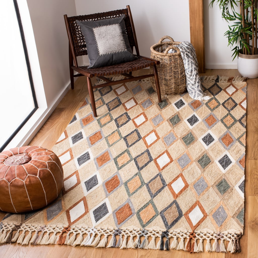 SAFAVIEH Handmade Sahara Alivia Moroccan Jute Rug