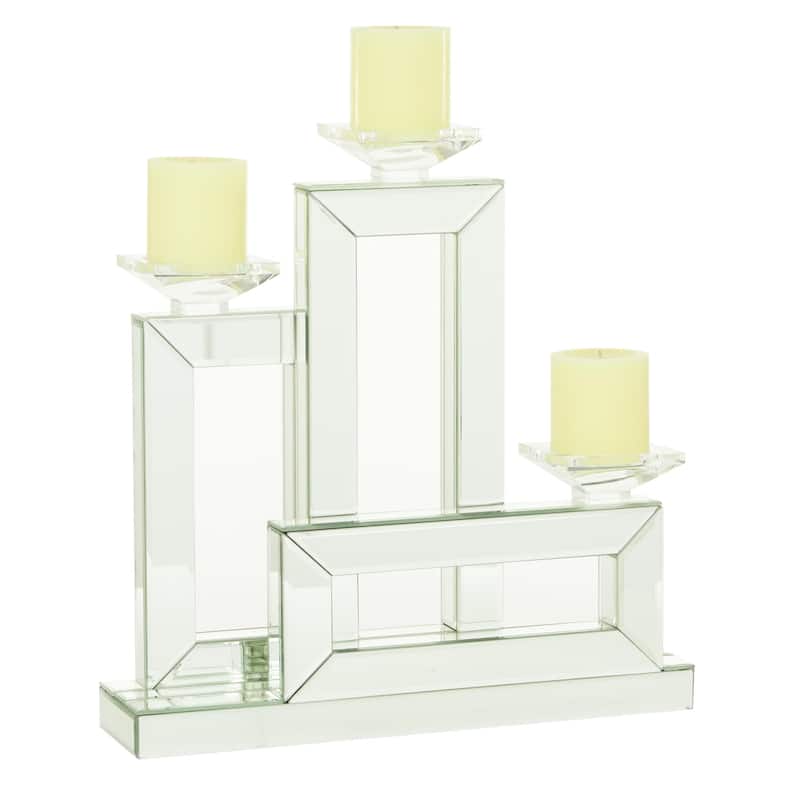 Wood Candelabra - Silver - Roche River Decor - Silver