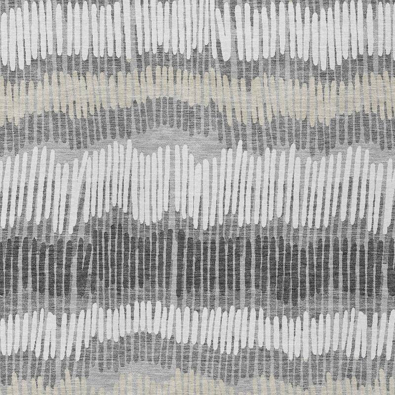 HomeRoots Striped Transitional Rectangle Outdoor Rug