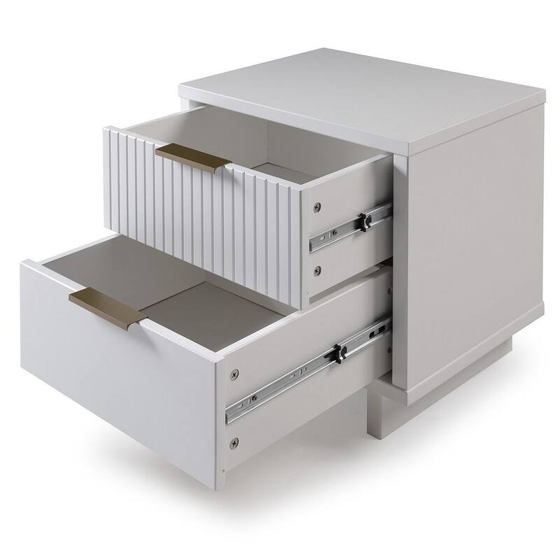 Manhattan Comfort 2.0 Granville Modern 2 Drawer Nightstand