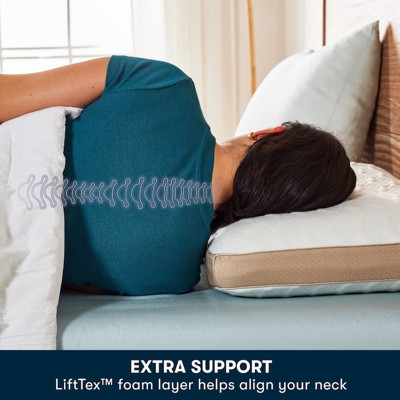 Serta Align & Revive Gel Memory Foam Pillow