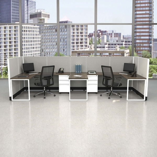 Commercial Office Furniture 53H 2pack Bullpen Powered. Opens flyout.