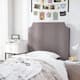 Option Brown Taupe Headboard