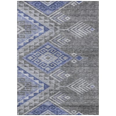 HomeRoots Southwestern Transitional Rectangle Outdoor Rug