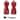 Peugeot Paris u'Select 4.75-inch Salt & Pepper Mill Gift Set, Passion Red - With Stainless Steel Spice Scoop/Bag Clip