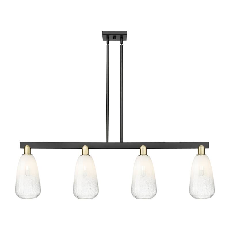 Innovations Lighting Urban Downtown - Brookhaven Almond - 4 Light 48" Stem Hung Island Light