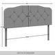preview thumbnail 16 of 17, CraftPorch Elegant Button-Tufted Upholstered Headboard