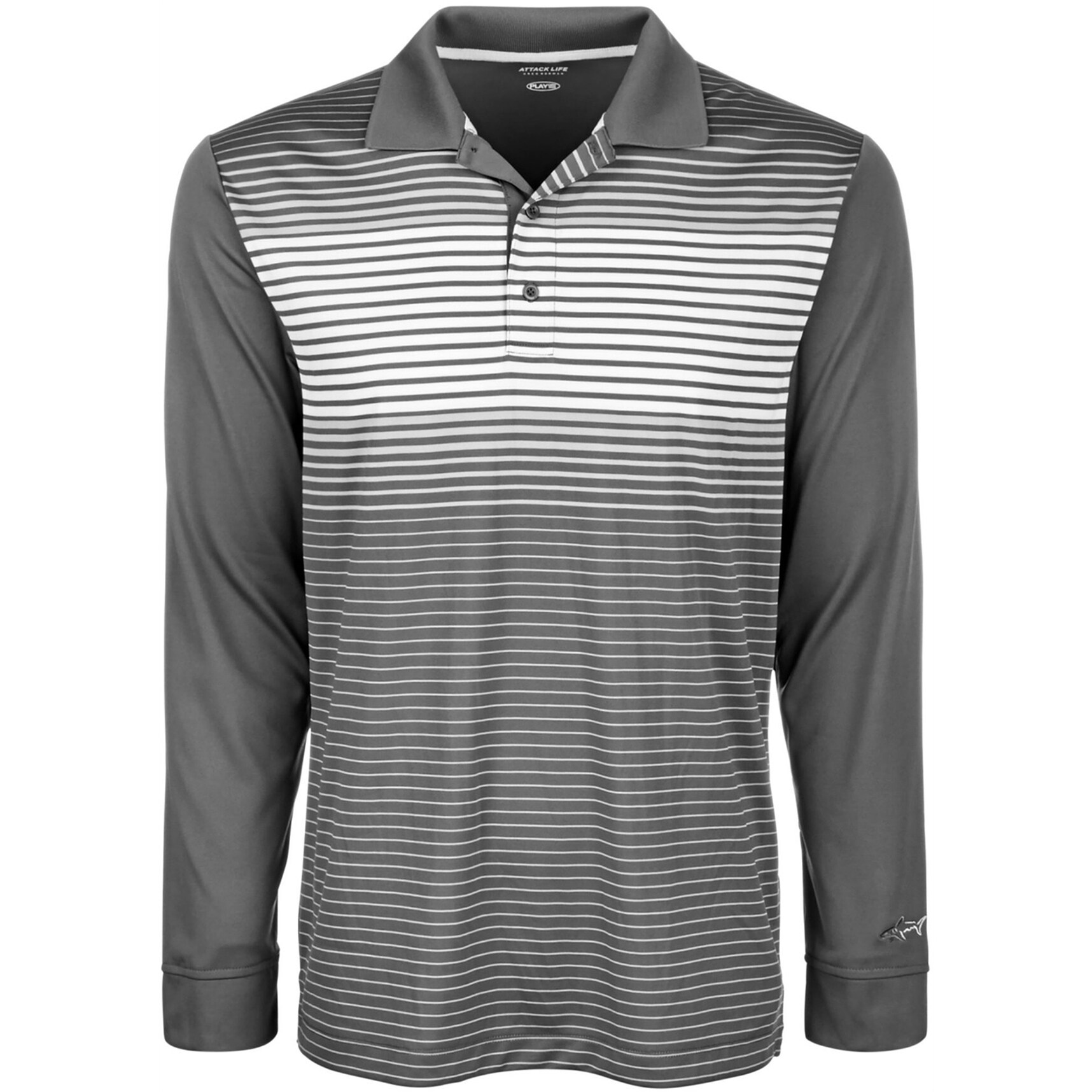 Greg norman cross stripe ombre polo Clearance