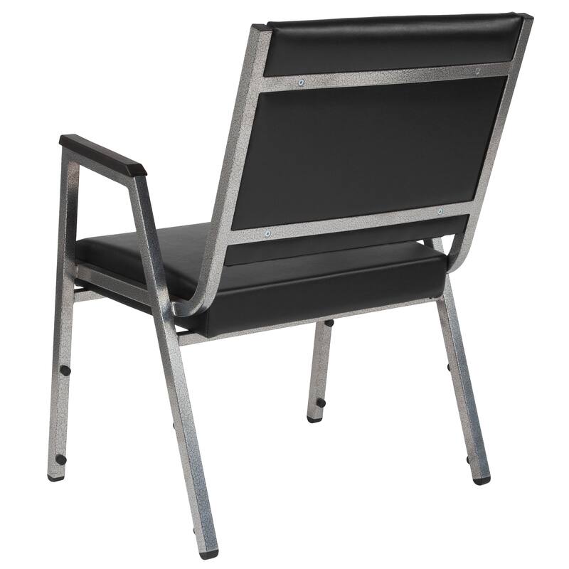 4 PK 1500 lb. Rated Antimicrobial Bariatric Reception Arm Chair