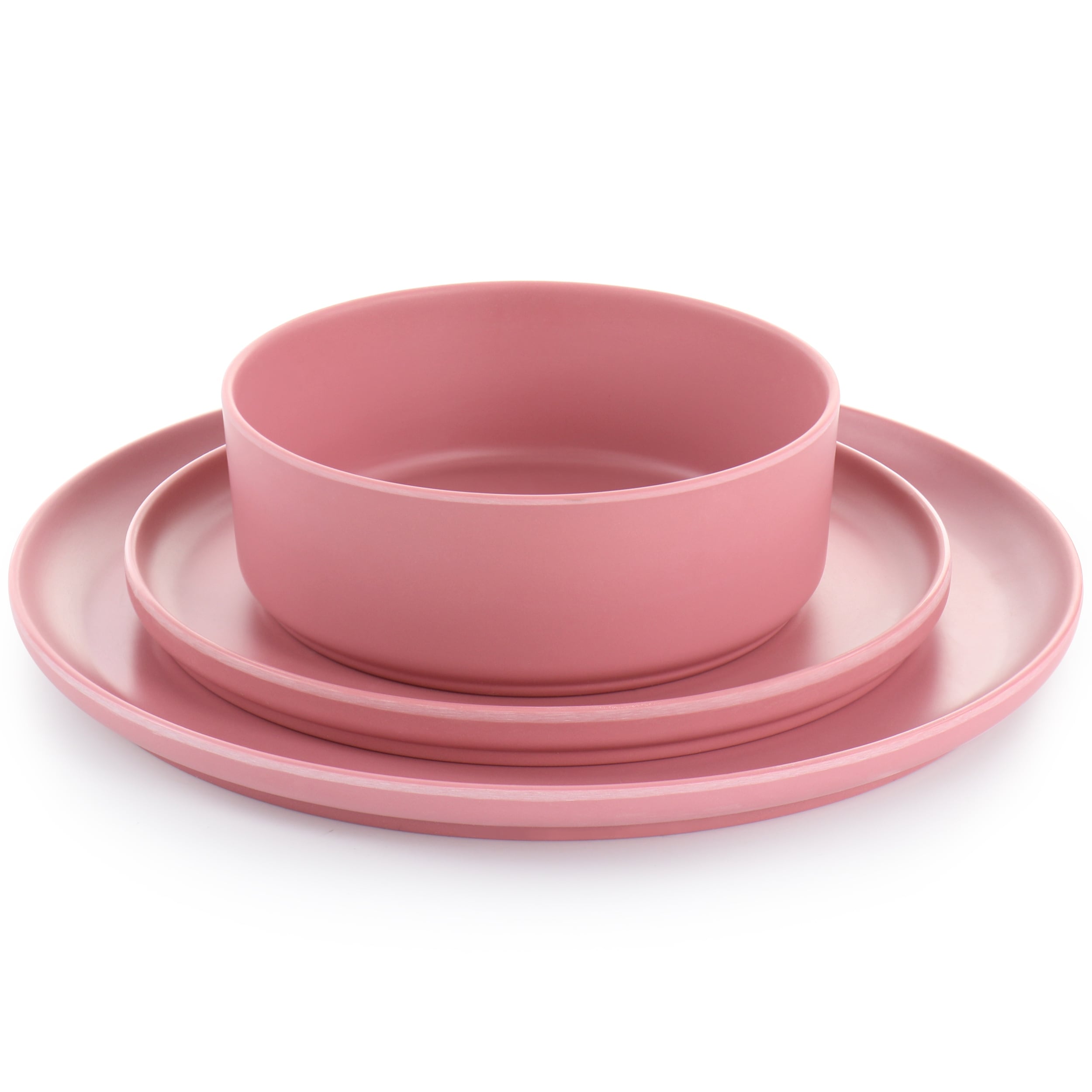 Dinnerware set discount pink