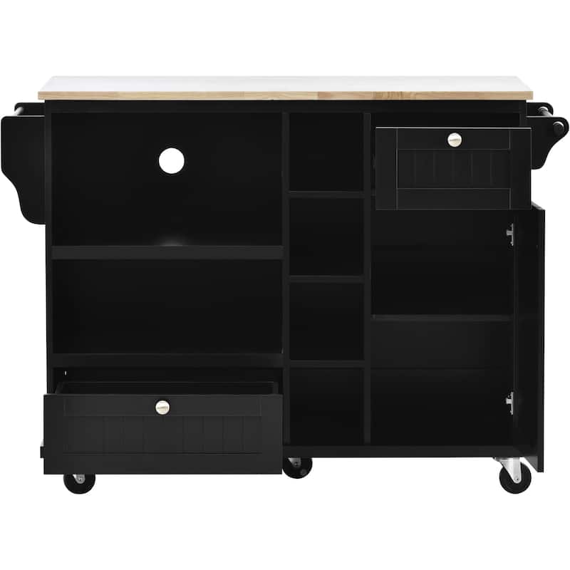 Kitchen Island Cart with Storage