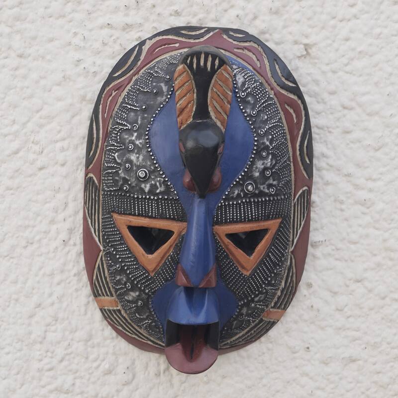 Novica Handmade The Sky Is The Limit African Wood Mask