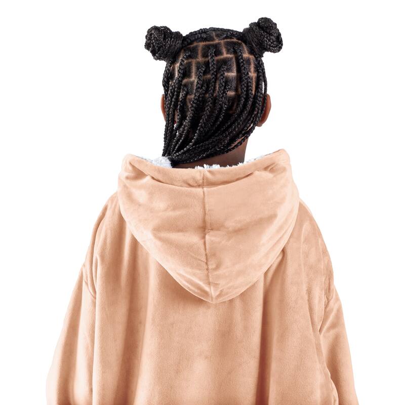 Bare Homey B-Cozy Oversized Sherpa Wearable Blanket