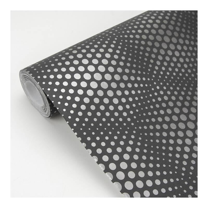 Advantage Milo Dark Grey Bubble Geometric Wallpaper - 20.9 x 396 x 0.025