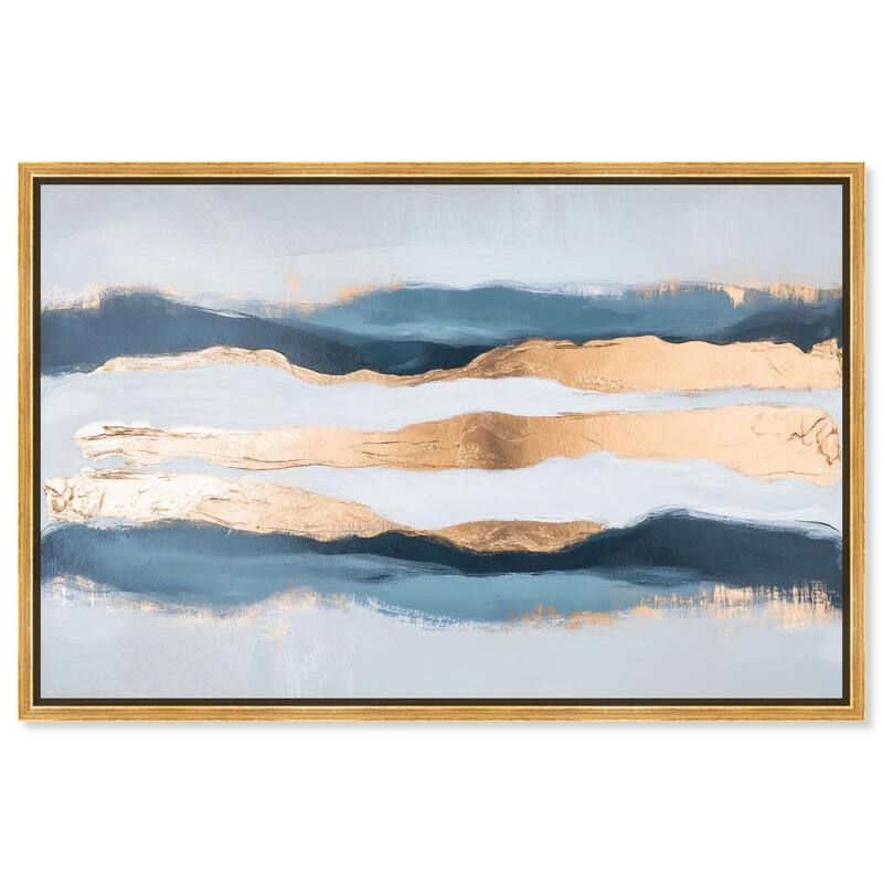 Blue Ridge II Canvas by Art Remedy - Gold - 36" x 24"