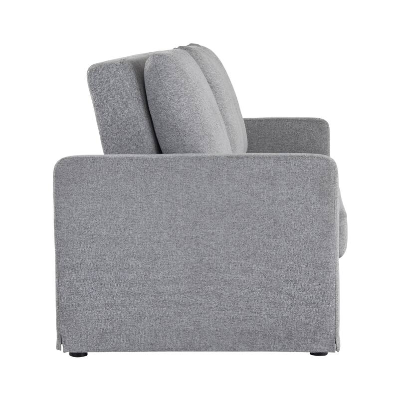 Serta Mia Convertible Sofa in Woven Polyester Fabric