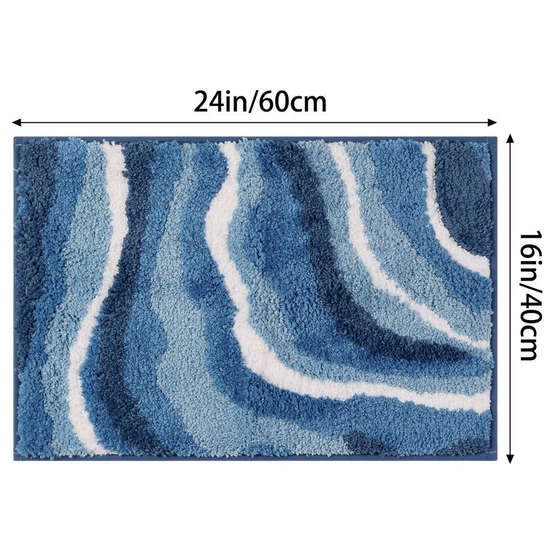Abstract Bathroom Rug, Soft Bath Mat Non-Slip Rugs Bath Mat Thickening Bath Rug