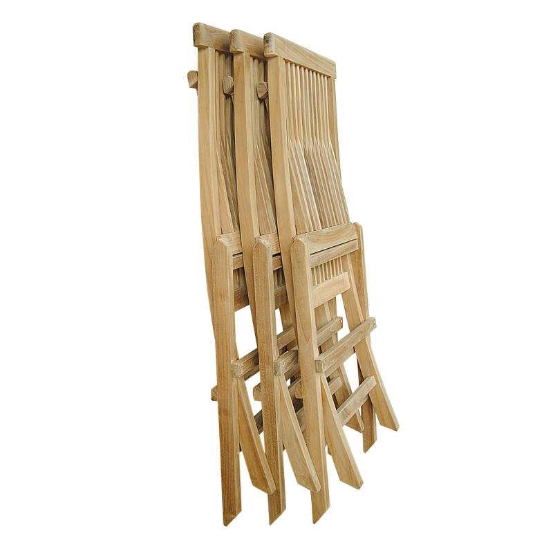 Classic Teak Outdoor Dining Chair - Foldable (Set of 2)