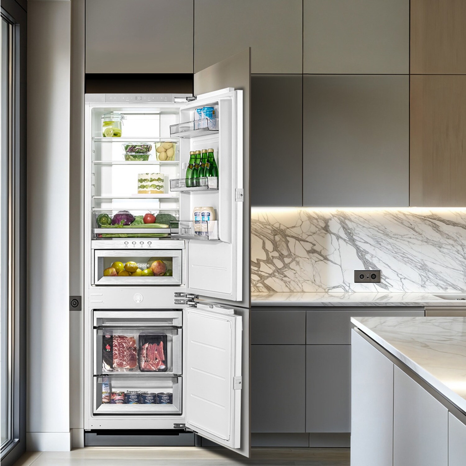 Ca'Lefort 22 in. 9.71 cu. ft. Built-In Panel Ready Bottom Freezer