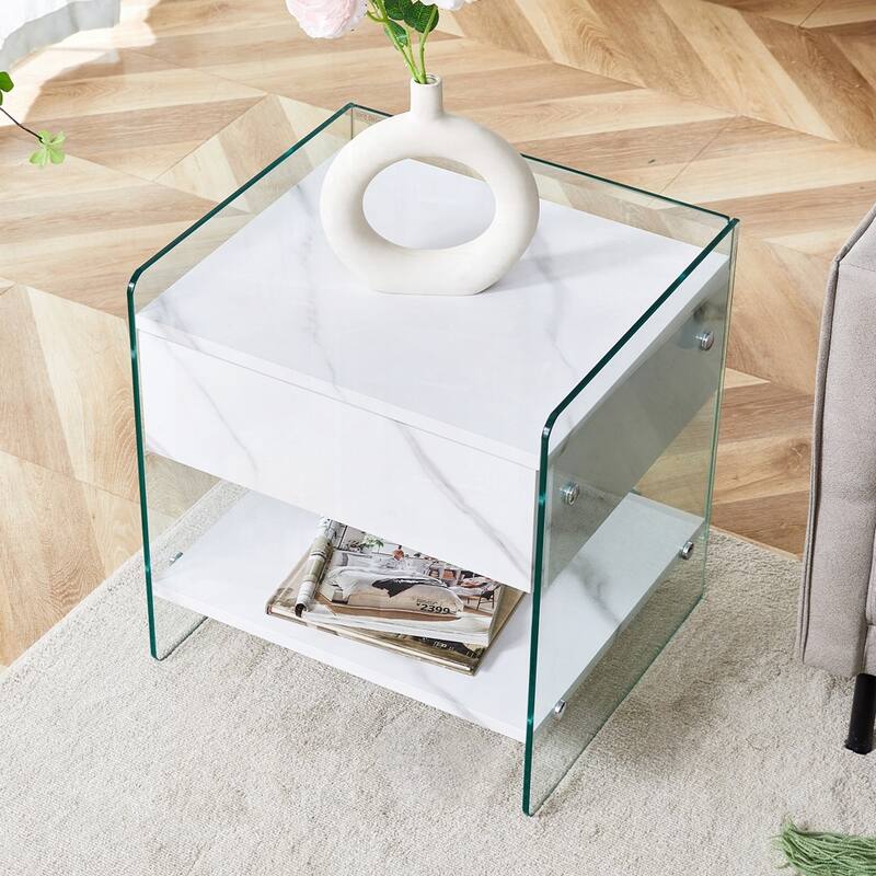 Bedside table with drawers