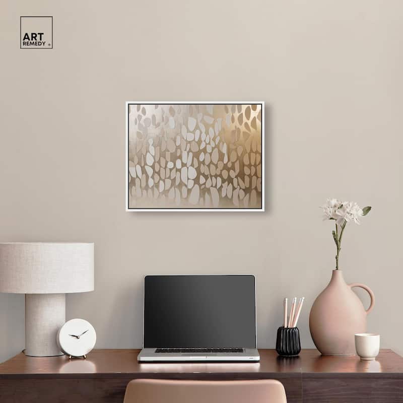Glimmering Cascade Canvas by Art Remedy
