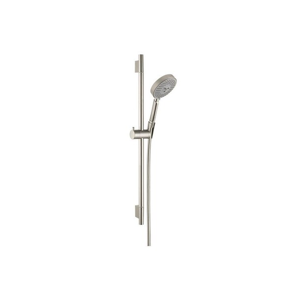 Hansgrohe 04266 Unica S 2.5 GPM Multi-Function Handshower Package with 63" Hose, Slide Bar, Air Power and Quick Clean