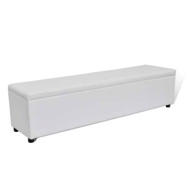 white storage bench canada