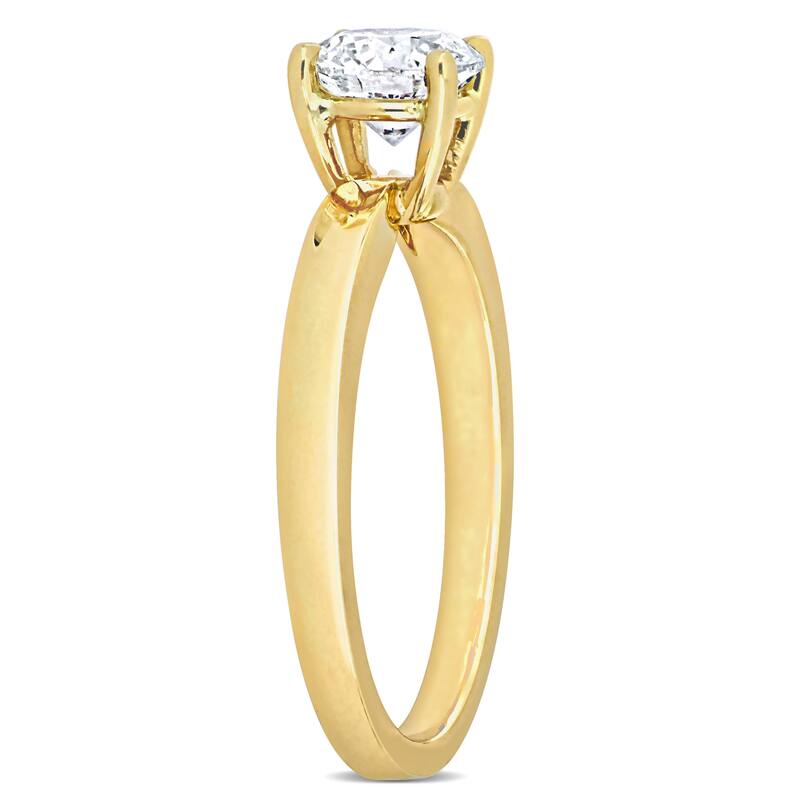 Miadora 7/8ct - 1ct TDW Diamond Solitaire Engagement Ring in 14k Rose White or Yellow Gold