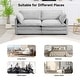 preview thumbnail 59 of 150, Corduroy Sectional Sofa with Removable Ottomans & Ultra-soft Cushions for Living Room & Bedroom