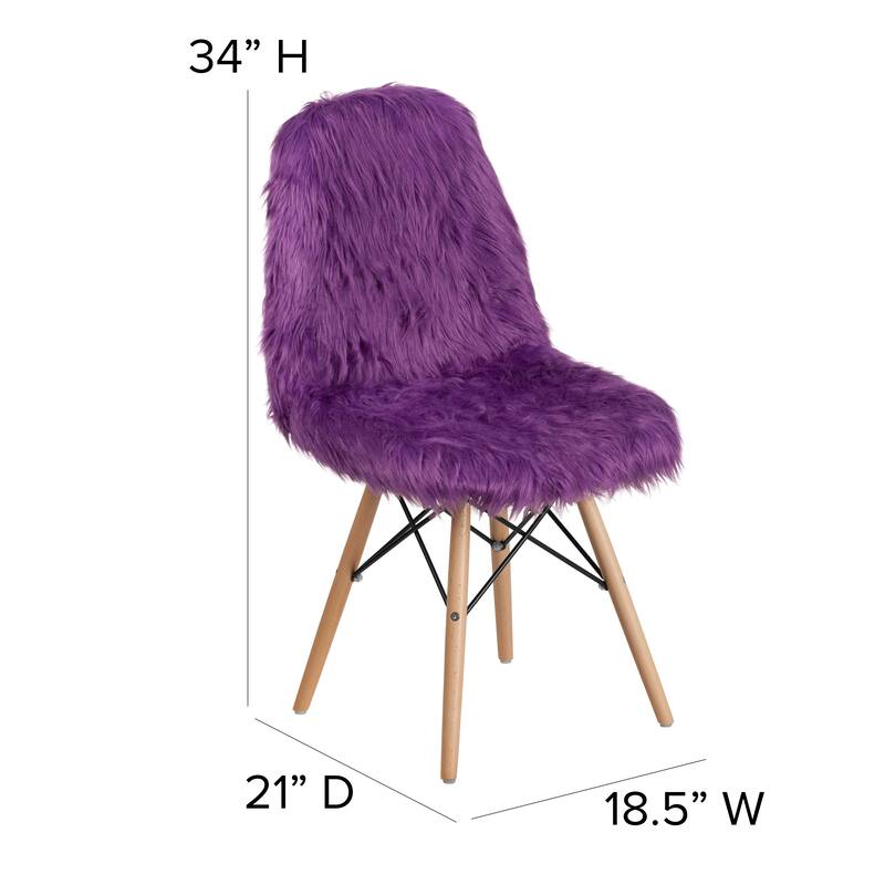 Shaggy Dog Accent Chair - Dorm Chair