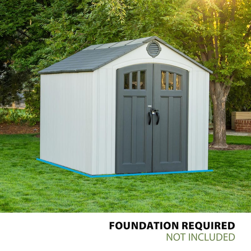 Lifetime Classic 8 Ft. x 10 Ft. Outdoor Storage Shed (60469)