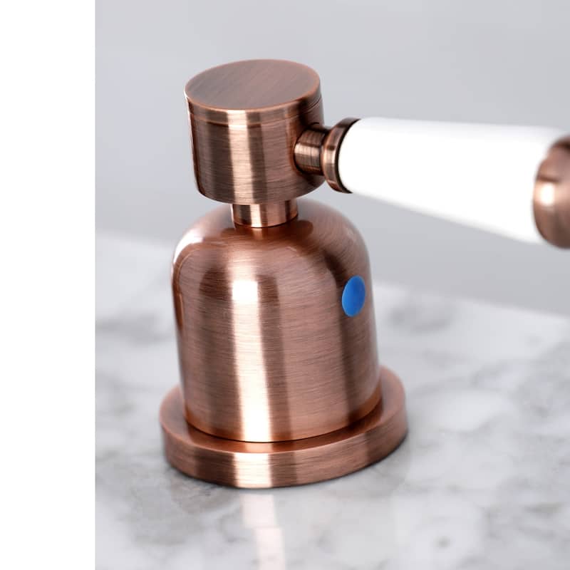 Kingston Brass Paris 1.2 GPM Deck Mounted Widespread Bathroom Faucet